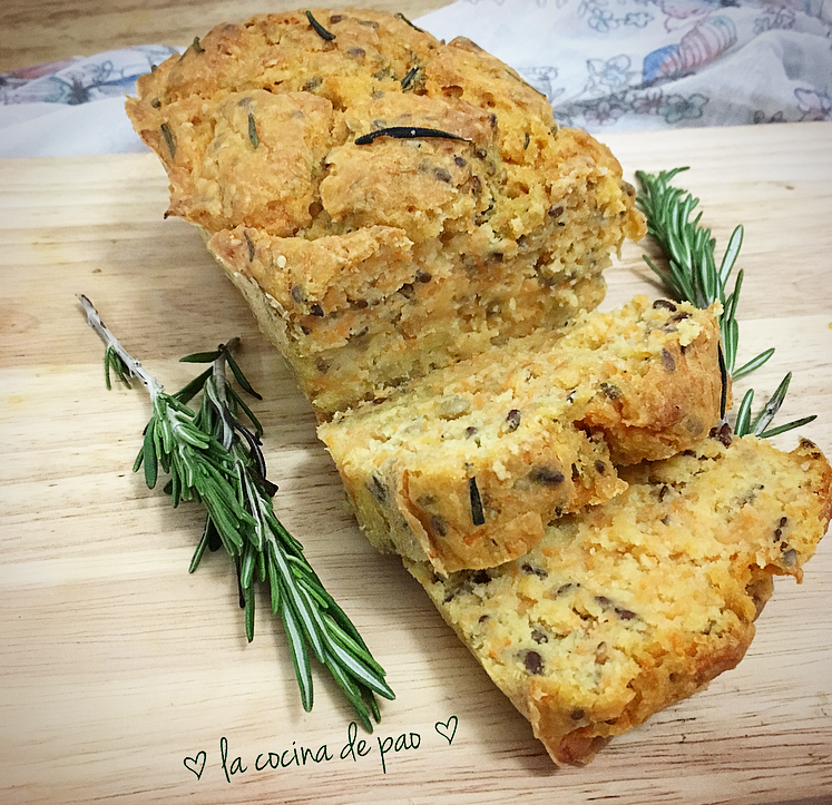 Pan de zanahoria y romero sin gluten – La cocina sana de Pao